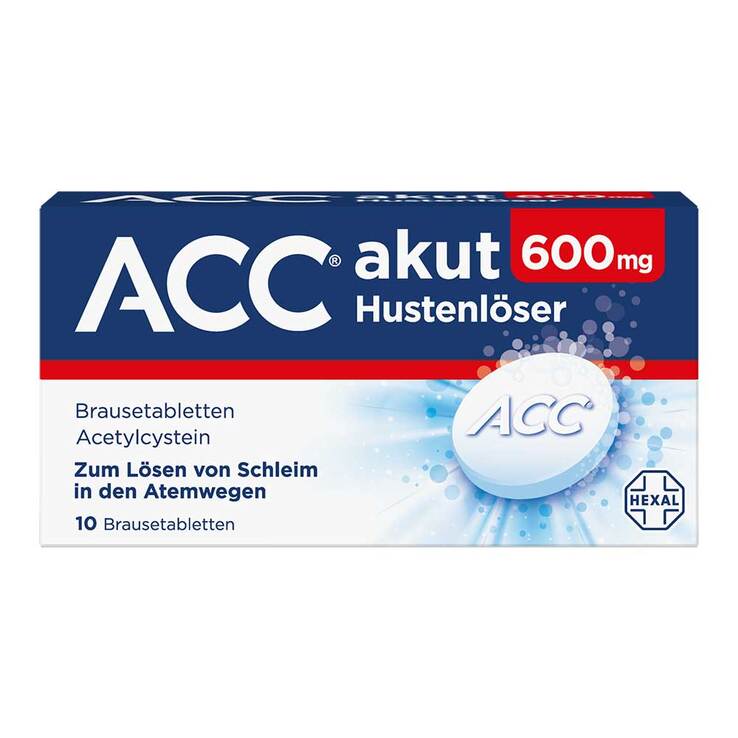 ACC akut 600 mg Hustenlöser, Brausetabletten, 10 St