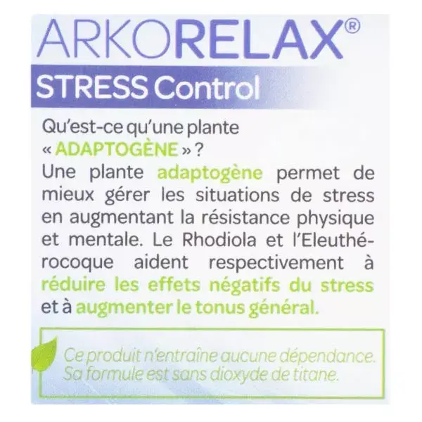 Arkopharma Arkorelax Controle do Estresse Magnésio Vitamina B6 30 comprimidos