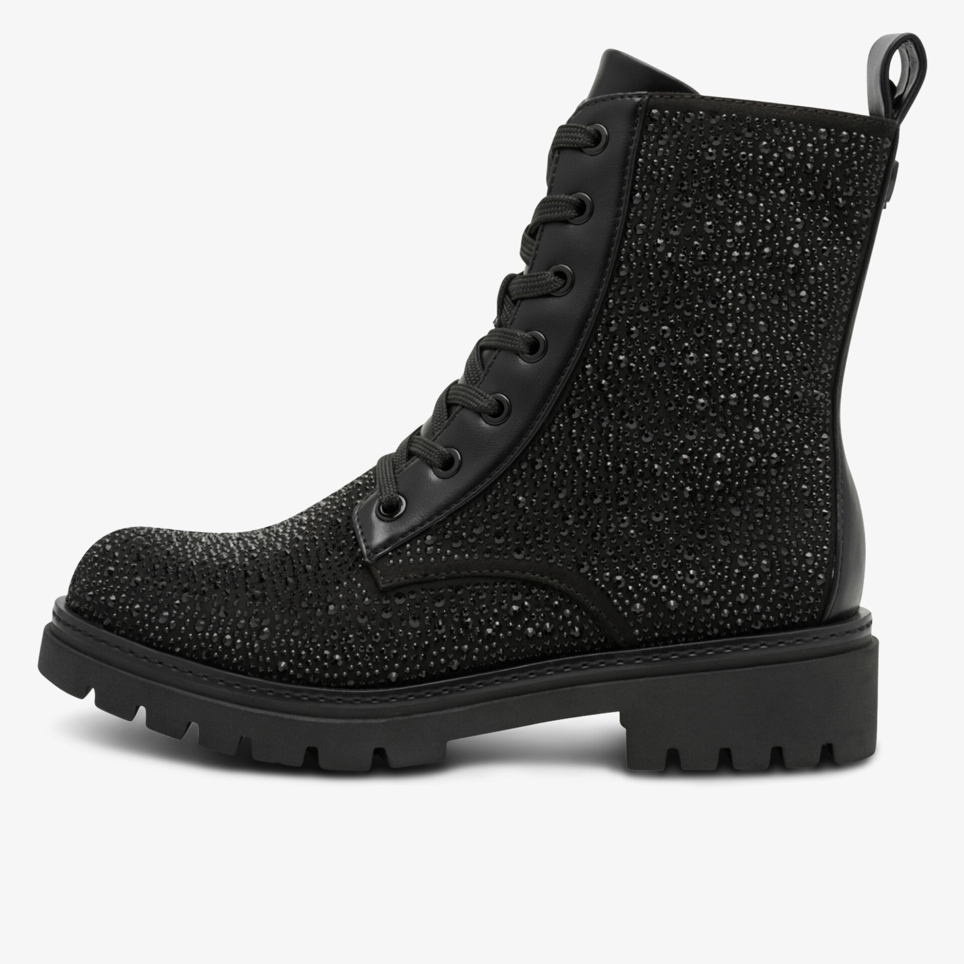 MARCO TOZZI Damen Schnürstiefeletten schwarz