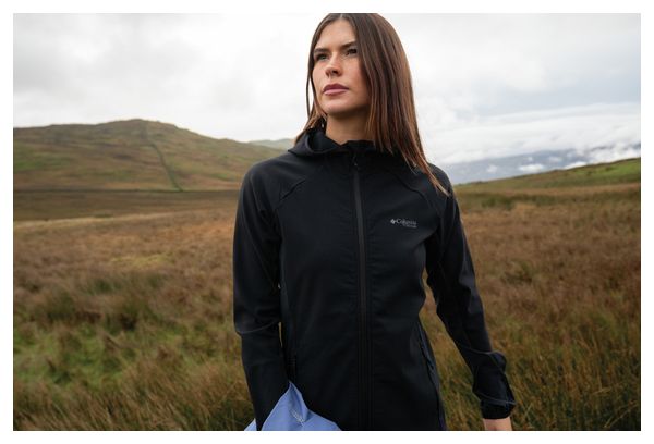 Polaire à Capuche Femme Columbia Spectre Ridge Noir