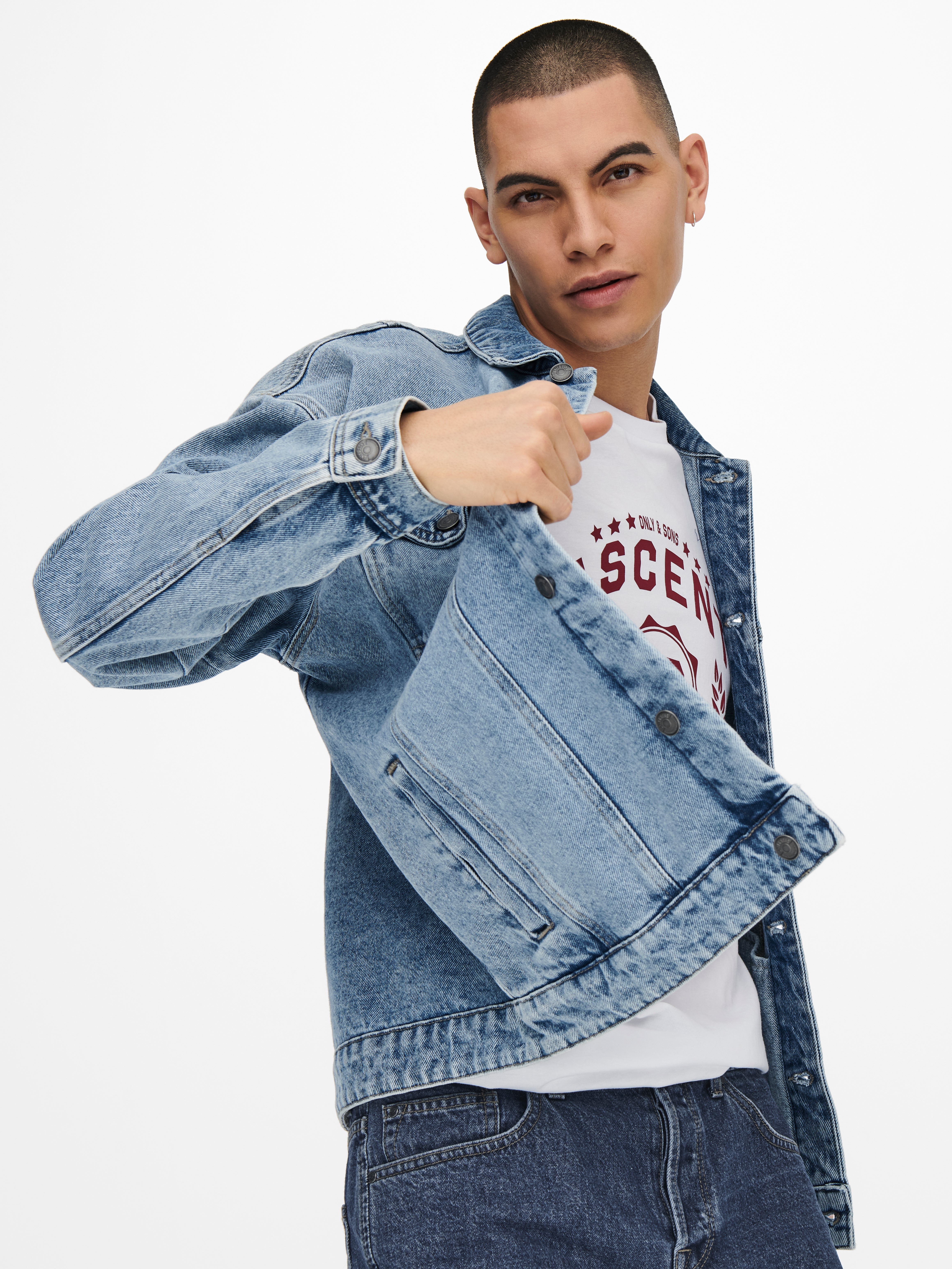 ONSRICK Jeansjacke Blue Denim