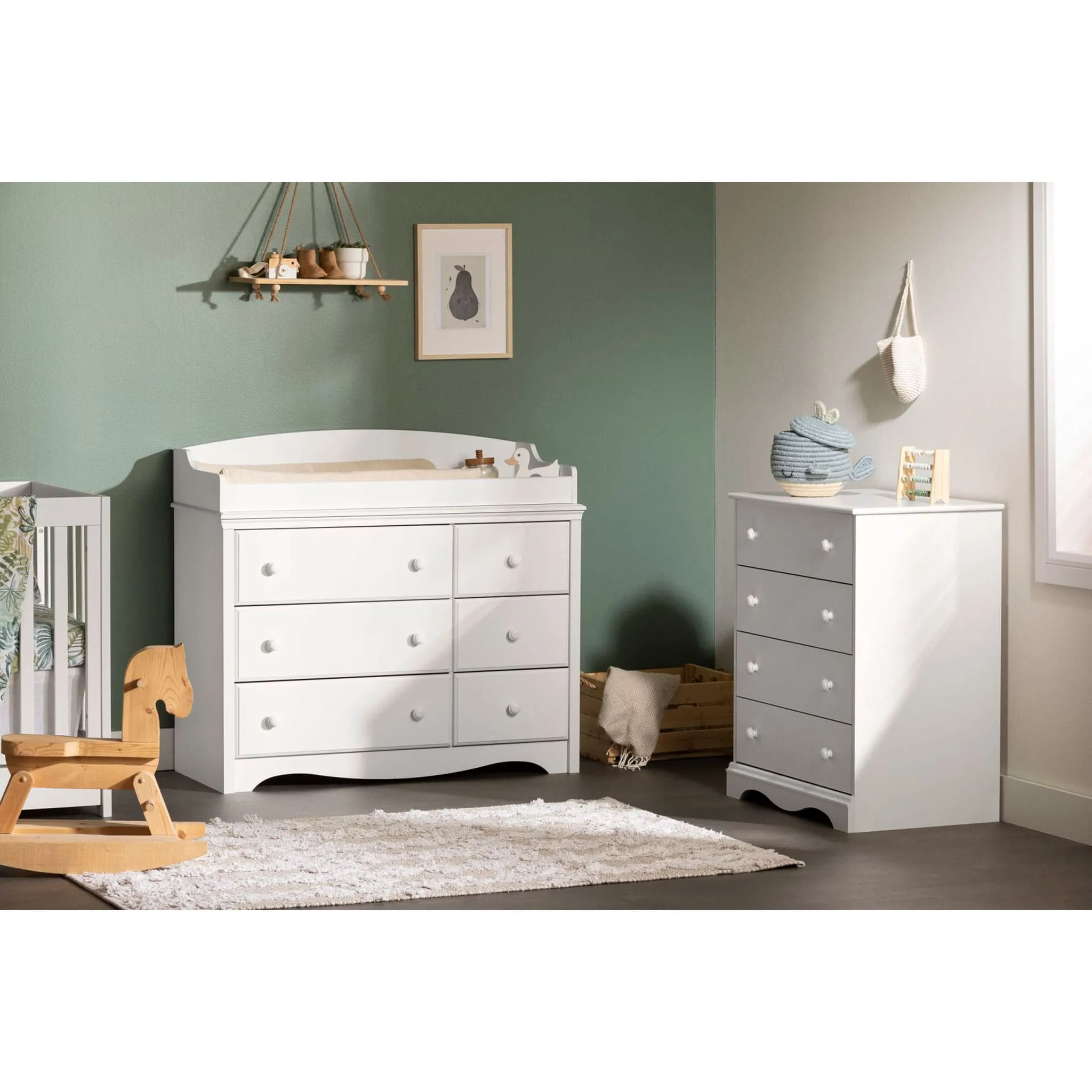 South Shore Commode 4 Tiroirs Angel - Blanc Solide