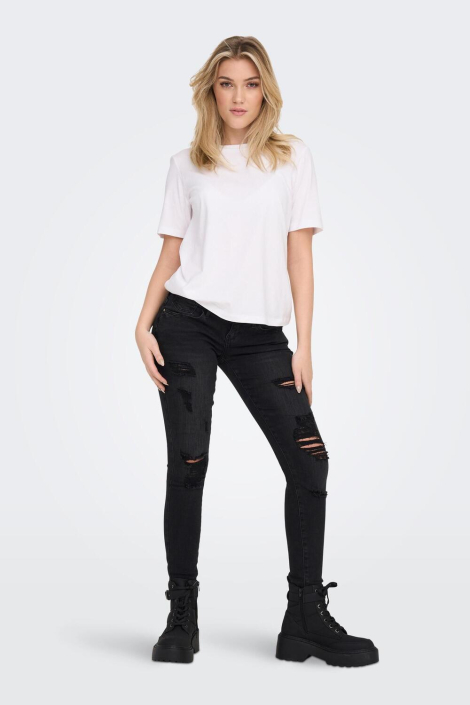 Only witte dames t-shirt