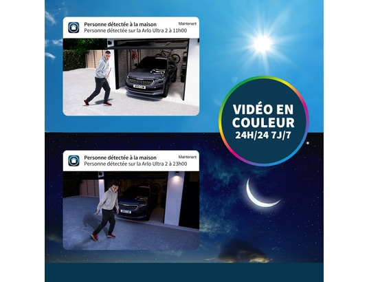 ARLO - Caméra de surveillance Ultra 2 Noir pack de 2
