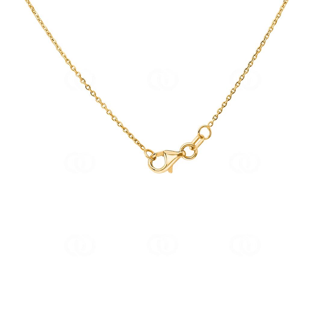 Collier mit Anhänger 750/18 K Gelbgold mit Diamant 0.03 ct H/si by CHRISTIAN