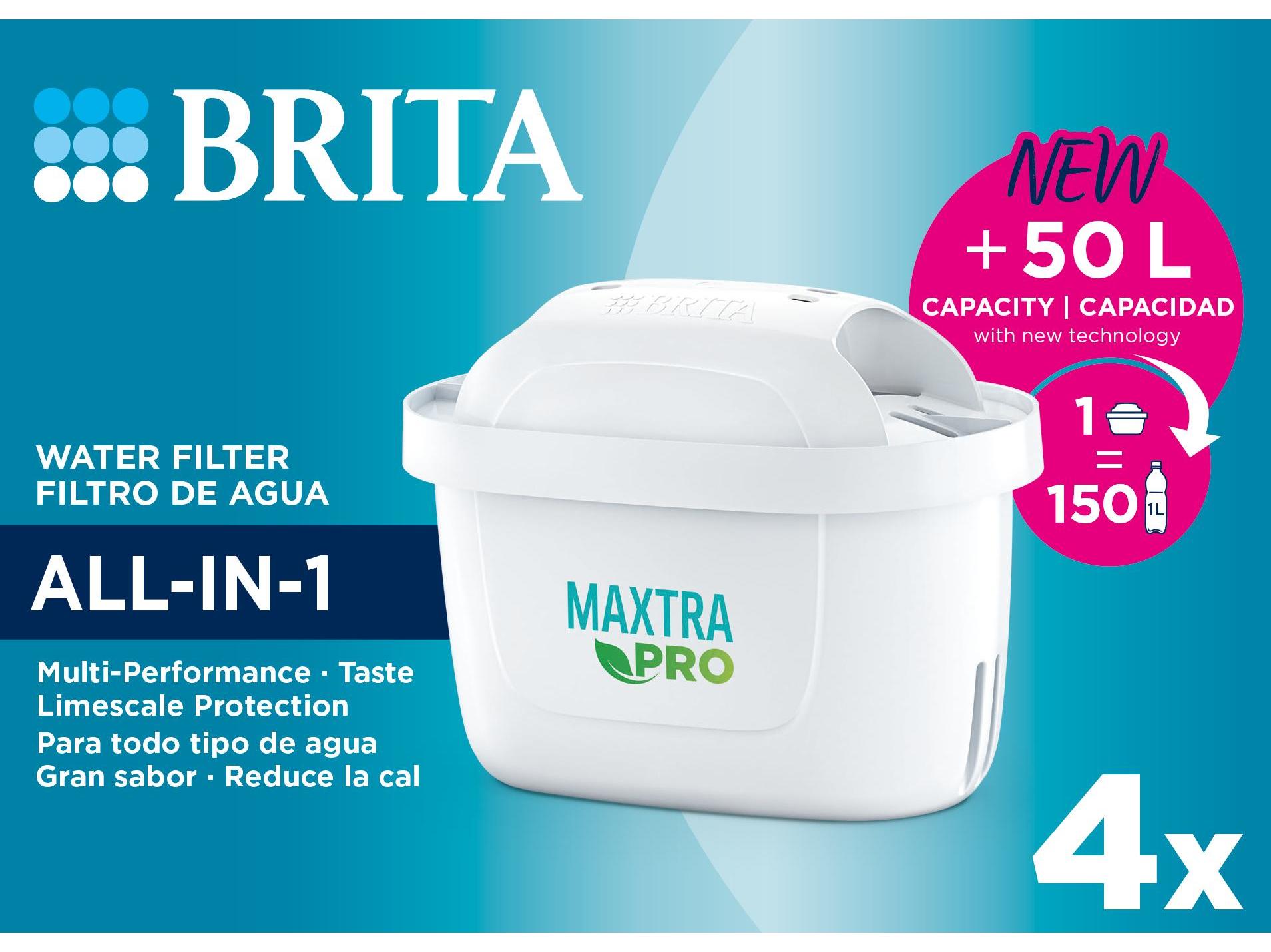 FILTRO BRITA MAXTRA PRO BRANCO 4 UNIDADES