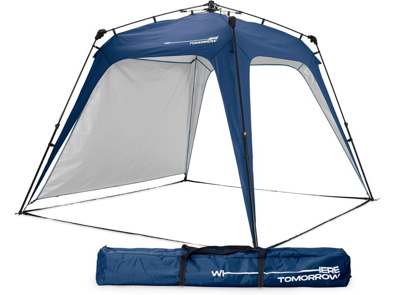 Where tomorrow Pavillon Pop Up - Blau Outdoor-Pavillon mit Seitenschutz