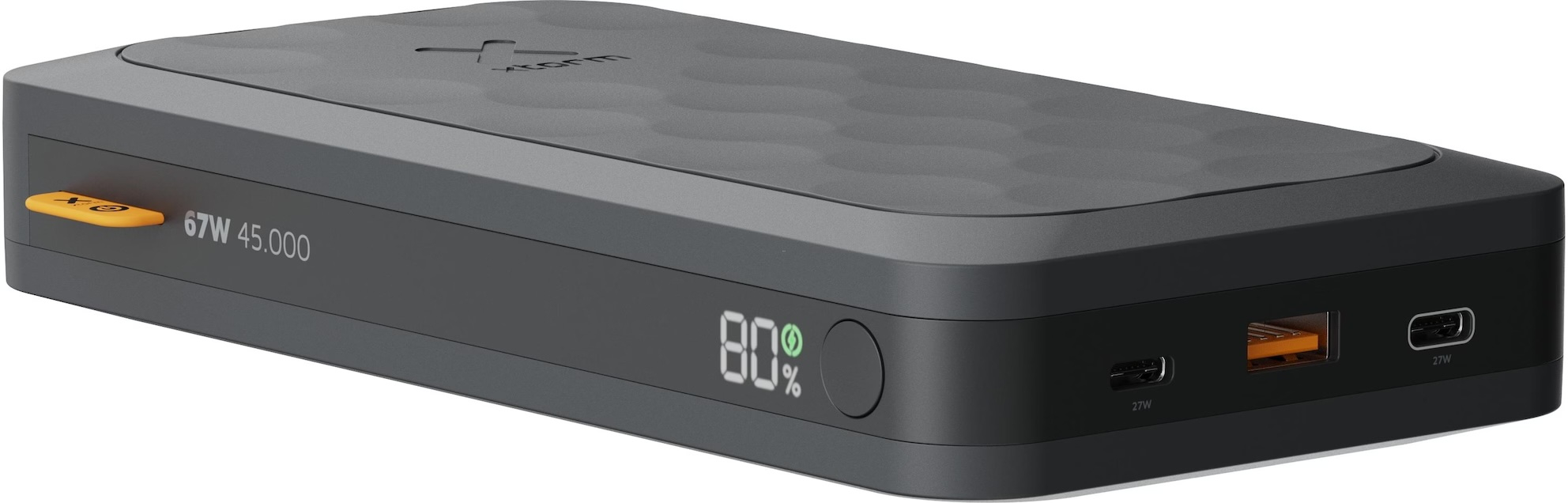(67W) 45000mAh Fuel Series 5 Dual USB C / USB A Powerbank Power Delivery Ladegerät (FS5451) Midnight Black