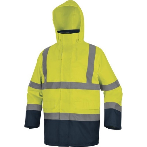 Parka - Sécurité haute visibilité jaune 5 en 1 - Polyester
