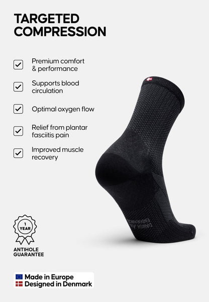 KOMPRESSIONSSTRØMPER TIL PLANTAR FASCIITIS