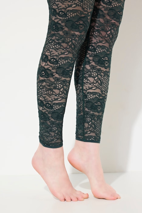 Strumpf-Leggings, Spitze