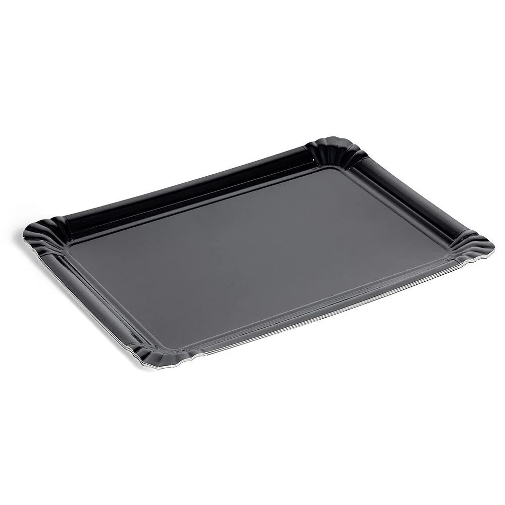 Plateau carton noir 23x33cm x5