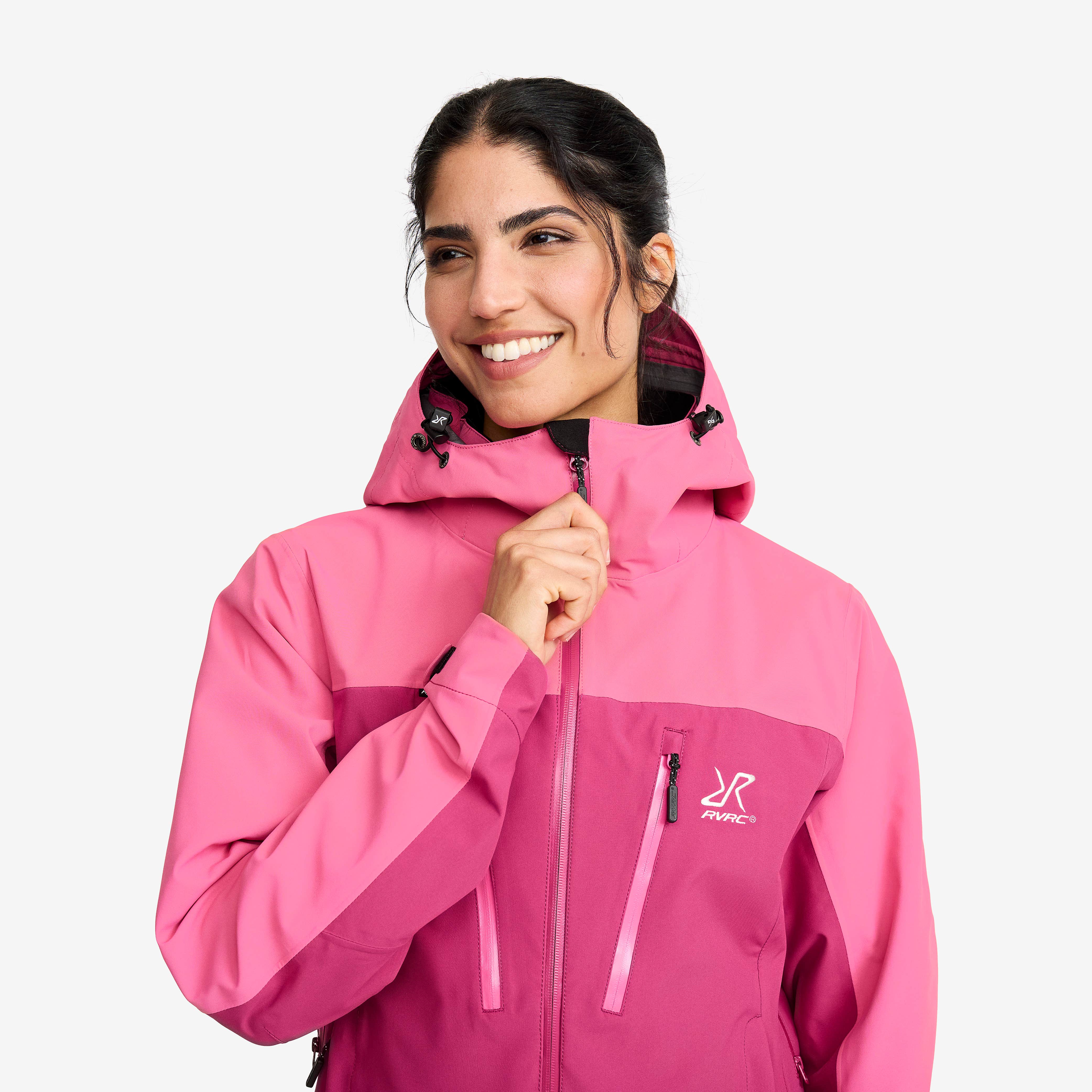 Silence Proshell 3L Jacket Dame Ibis Rose/Baton Rouge
