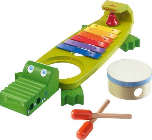 Musikinstrument KLANG-KROKO 4-teilig in grün