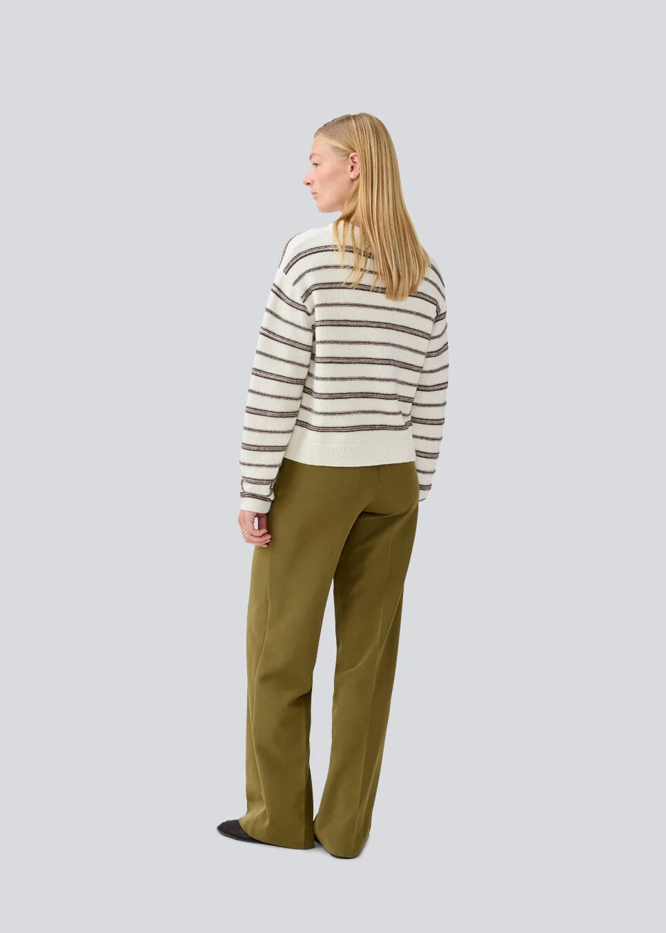 Modström Lineusmd Stripe O-Neck 58003