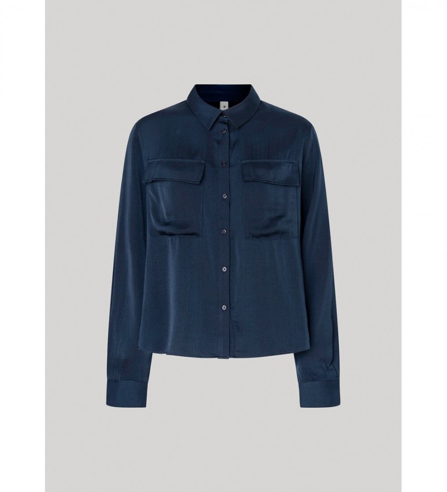 Pepe Jeans Camisa Ixone Azul Marinho