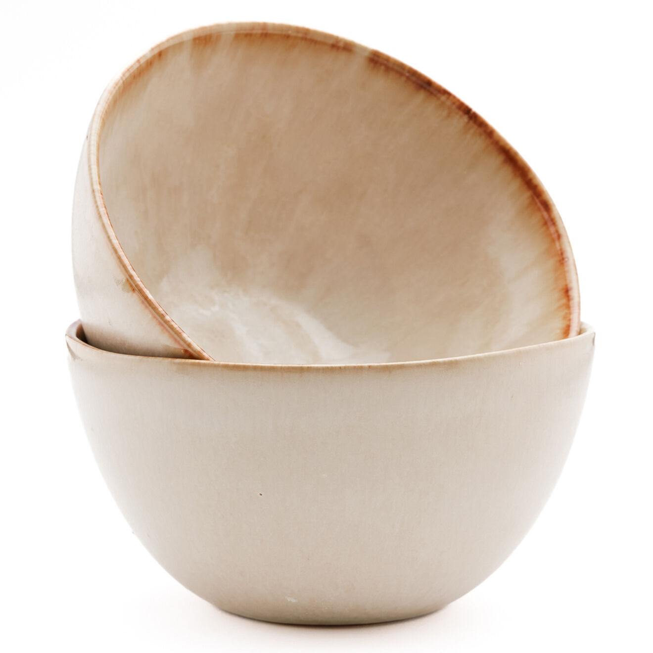 Bazar Bizar 6 Bols Cascais blancs - D.12xH.6 cm