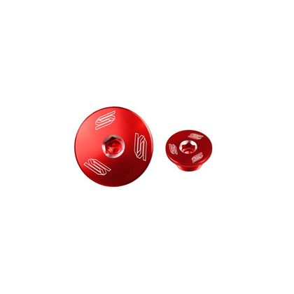 Bouchon de carter d'huile Scar Anodisé rouge