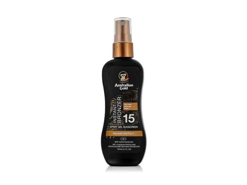 Australian Gold Spray Gel Instant Bronzer SPF15 - Unisex - 100 ml