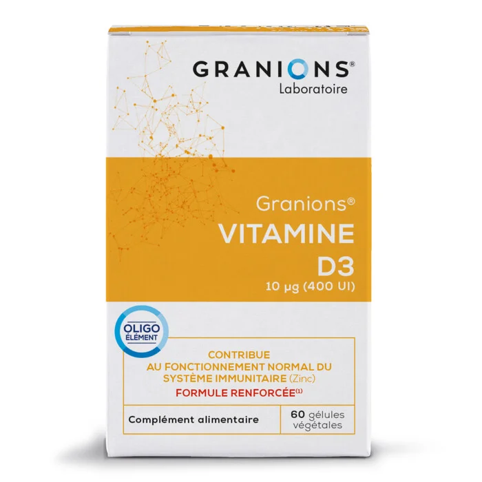 Vitamine D3 - 60 Gélules