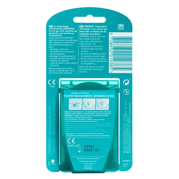 Adesivos oftálmicos Compeed, 10 unidades
