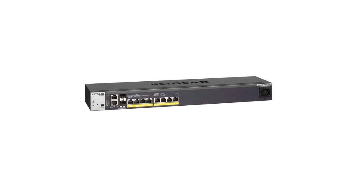 NetgearProSAFE M4200-10MG-PoE+ switch