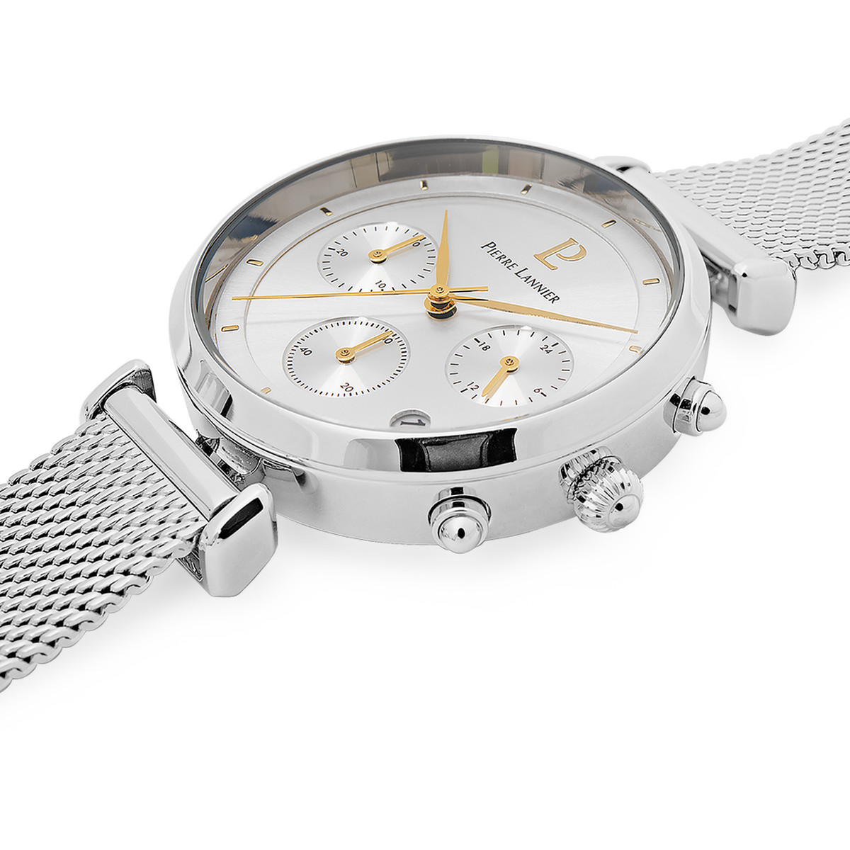 Montre PIERRE LANNIER Lutecia femme bracelet acier argent