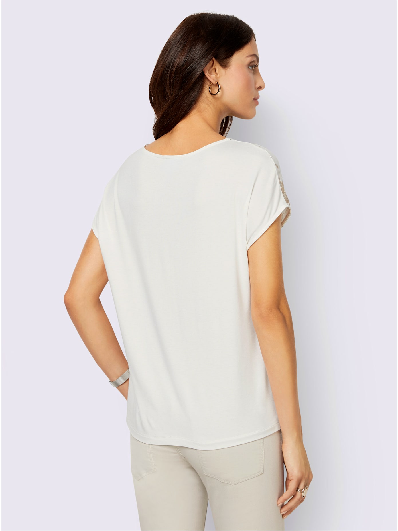 T-shirt à manches courtes qualité viscose douce
