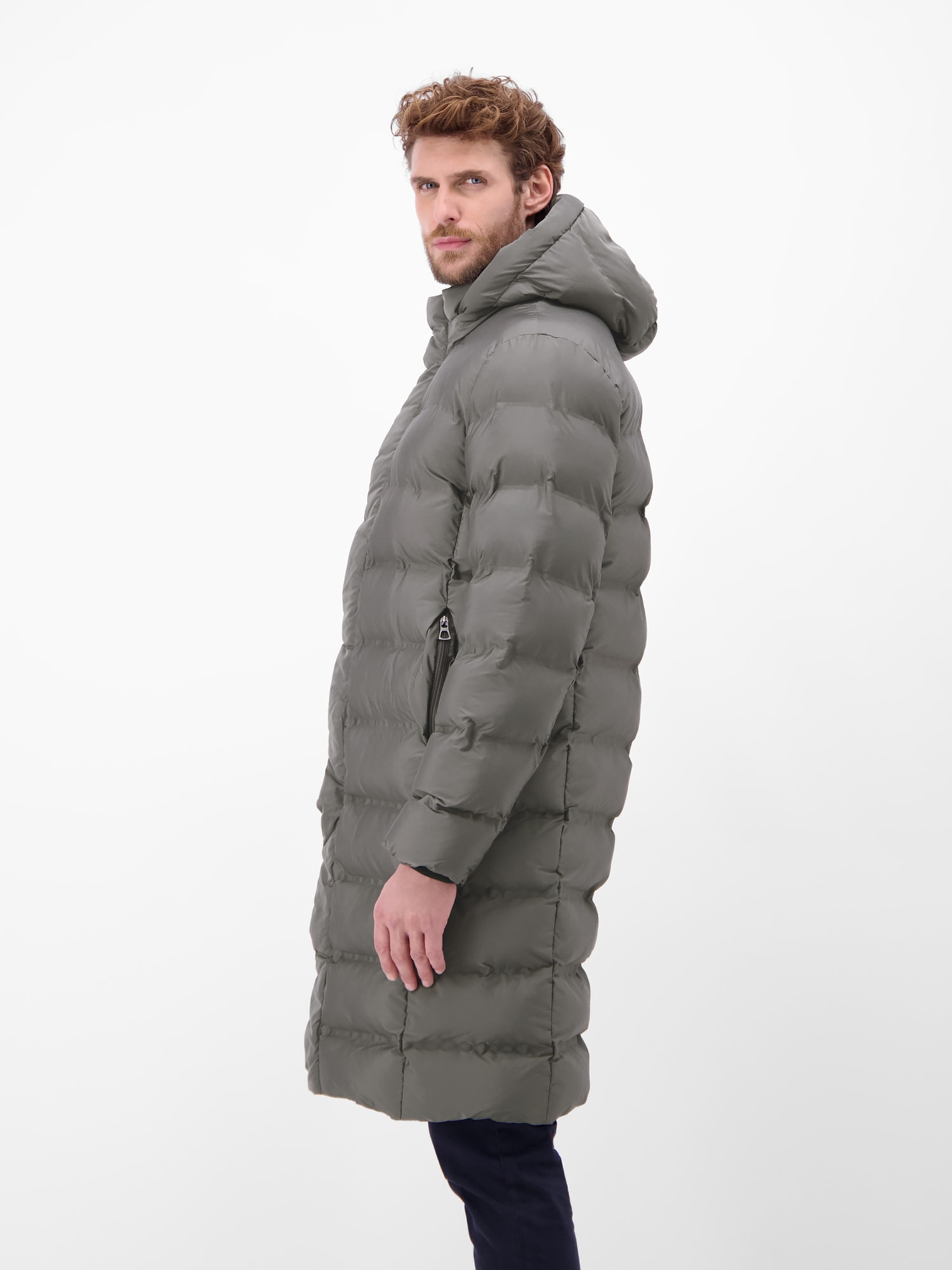 LERROS Wintermantel »LERROS Herren Stepp-Parka mit abnehmbarer Kapuze«, Keine Angabe