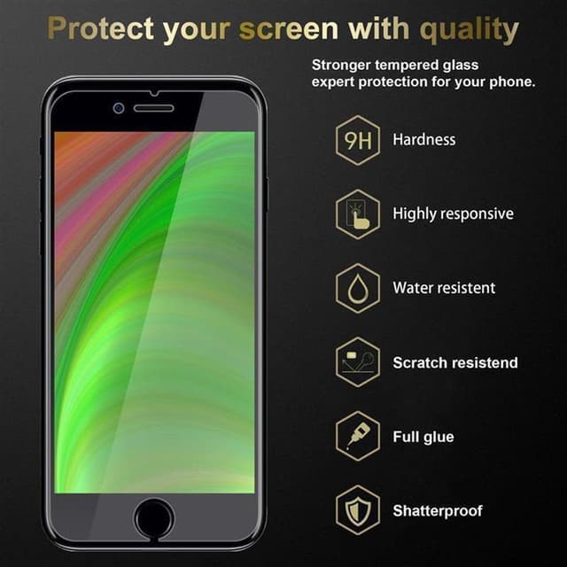 iPhone 7 / 7S / 8 / SE 2020 3x Skærmbeskytter