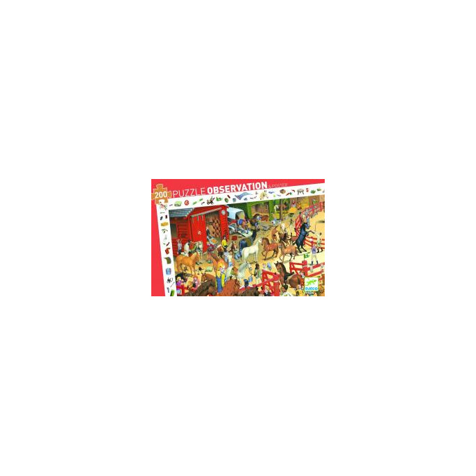 Puzzle : 200 pièces - Equitation