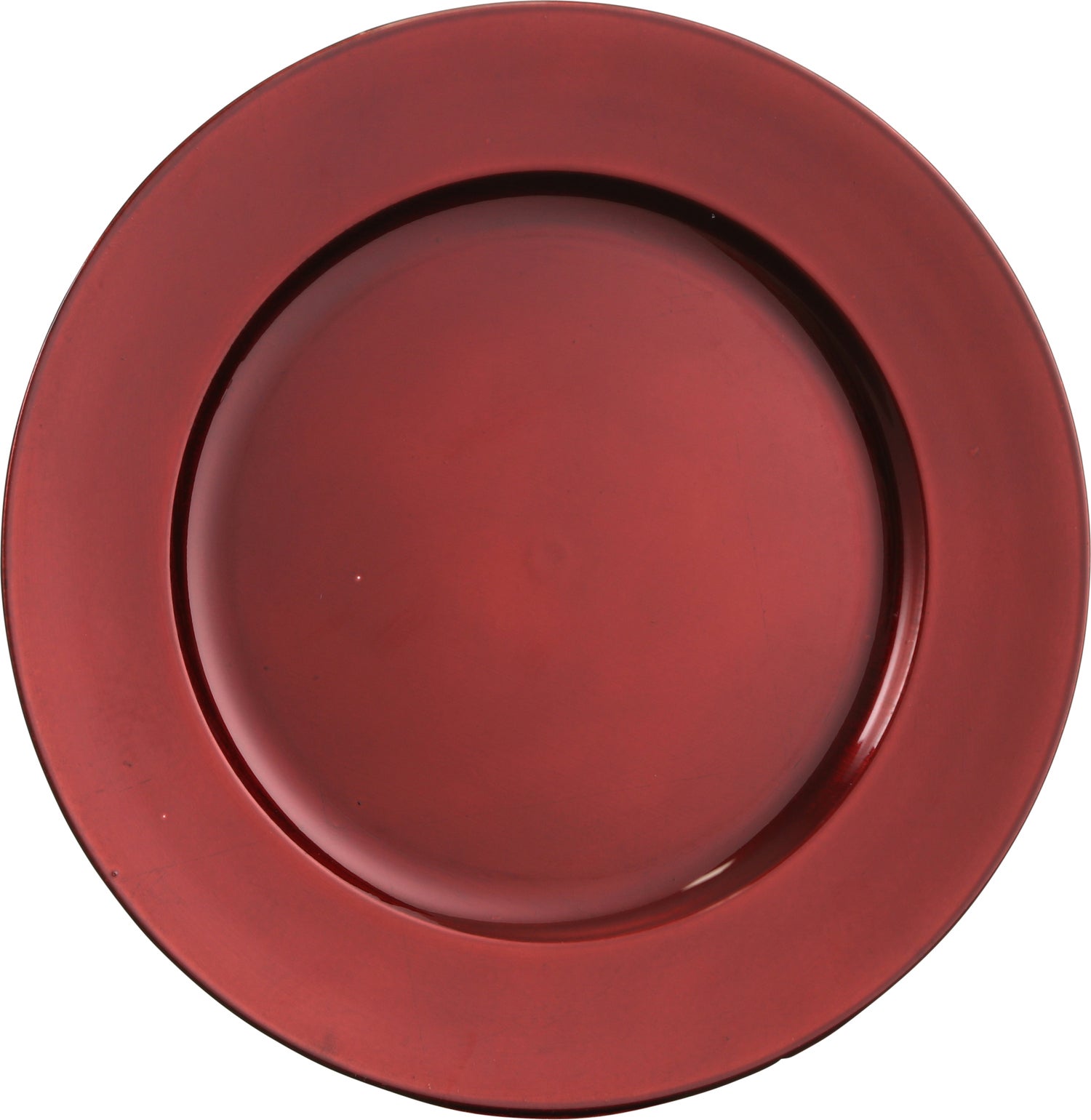 House of Seasons kerstdecoratiebord Mila D 33 cm rood