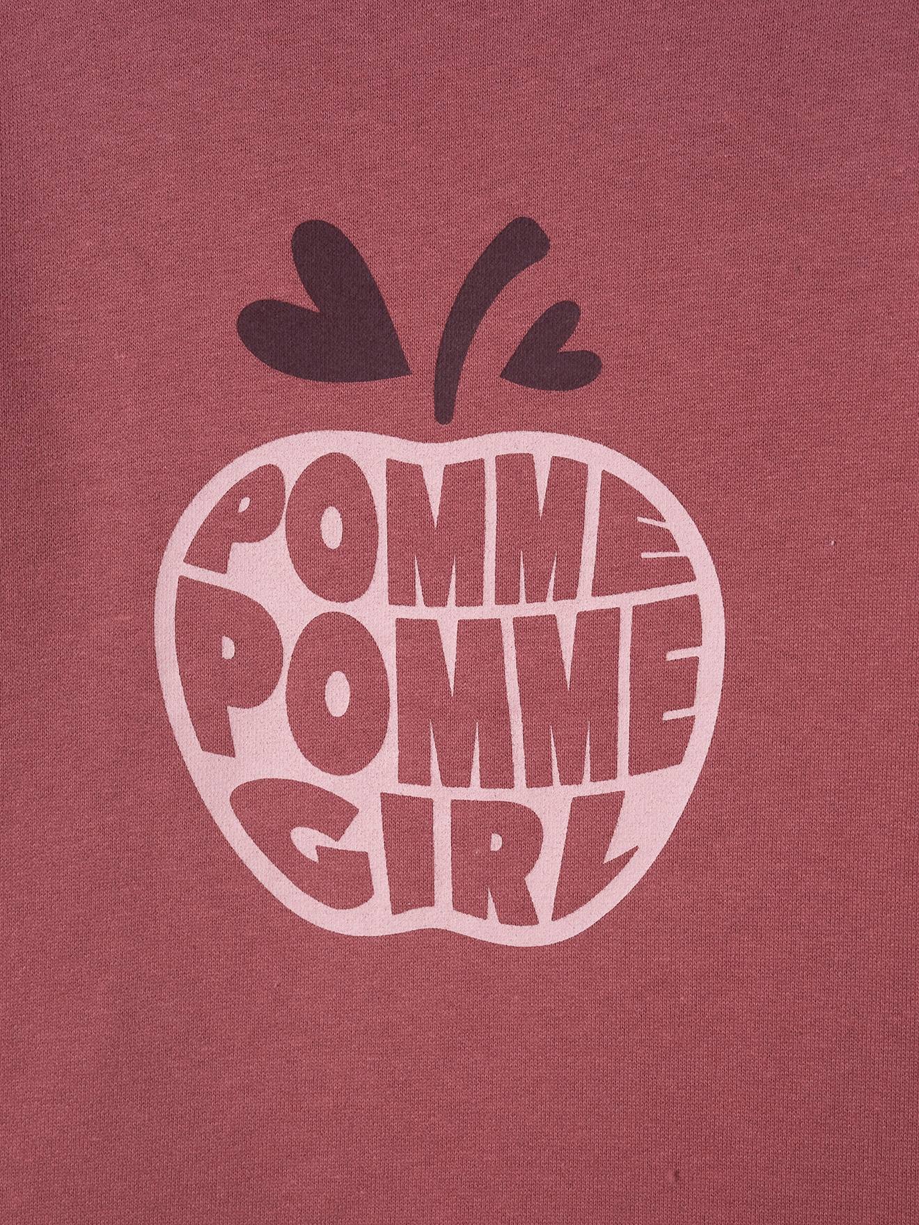Moletom rosa chiclete para meninas