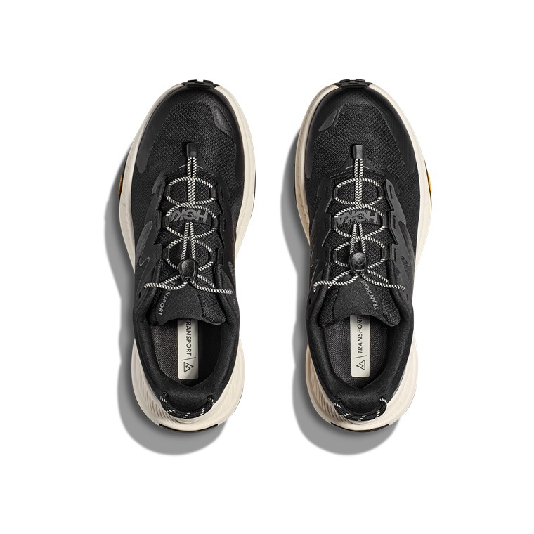 Hoka W Transport Wide Black/Alabaster