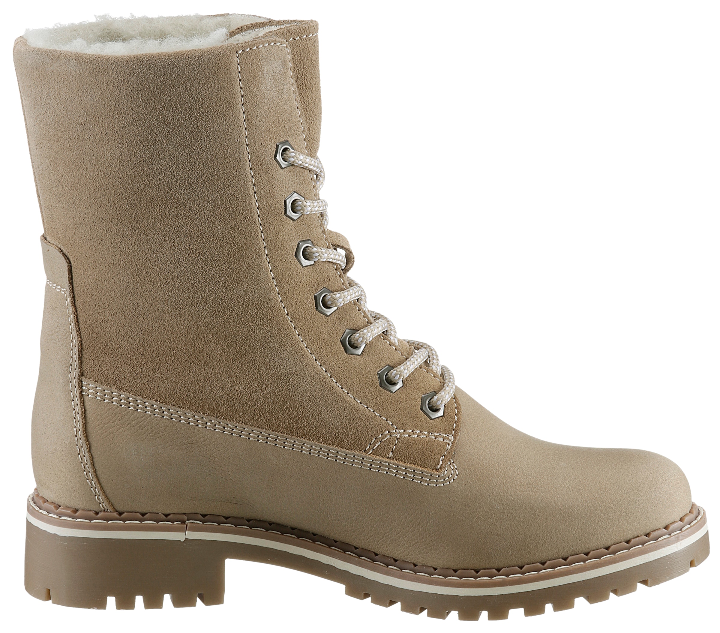 Tamaris Winterboots  , Blockabsatz, Winterstiefelette, Outdoorschuh mit Duo Tex-Ausstattung