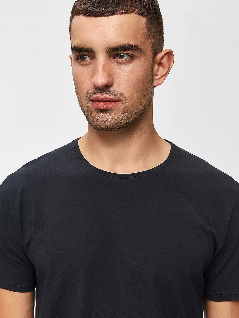 SELECTED T-Shirt SLHNEWPIMA schwarz