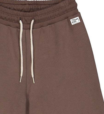 Olsen kids x By Green Sweatpants - FlaRød - Ceder Brown