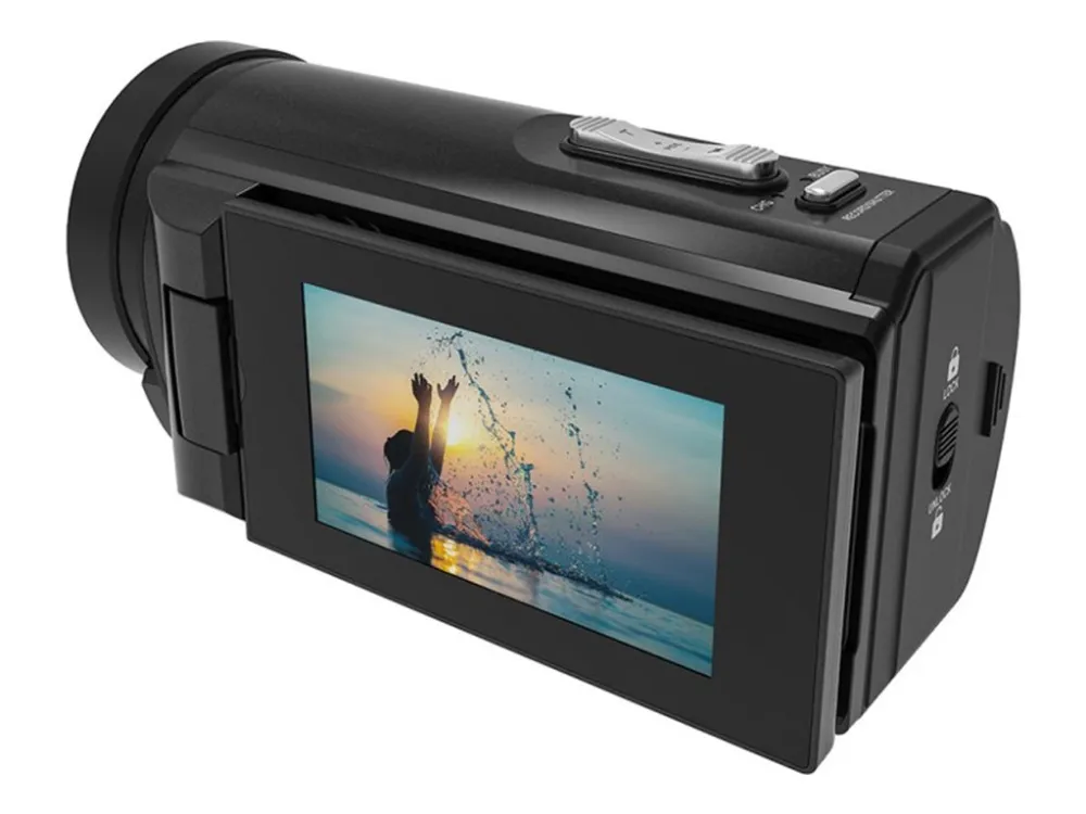 AgfaPhoto Realimove CC4000W - Videokamera - 4K - 24.0 MP - flashkort - undervands op til 5 m - sort