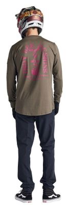 T-shirt Manches Longues Troy Lee Designs Ruckus Ride Vert