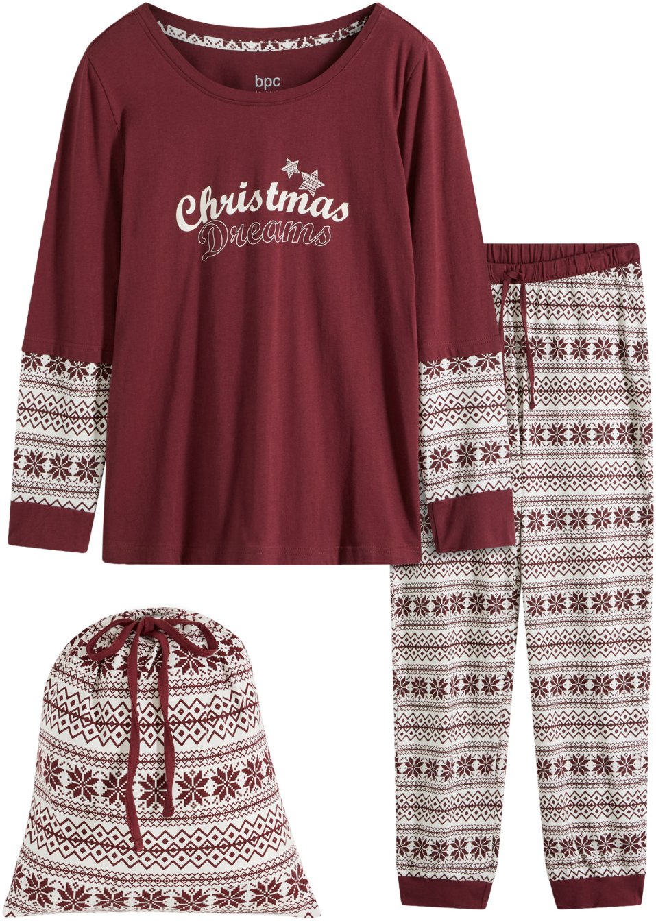 Pyjama avec pochon cadeau