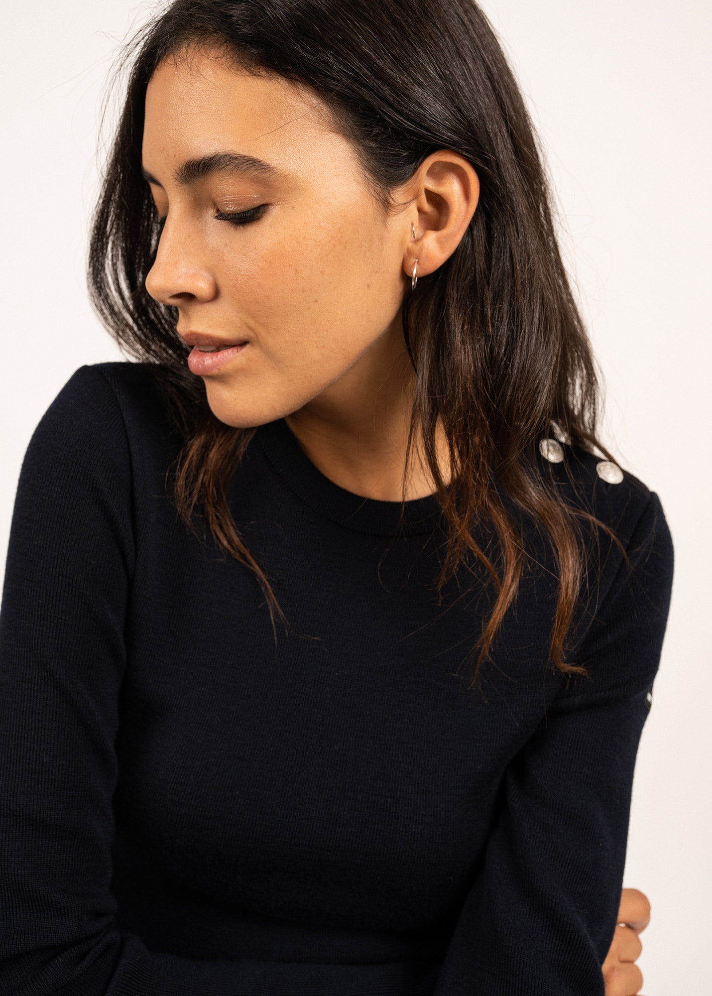 Pull marin uni Marée