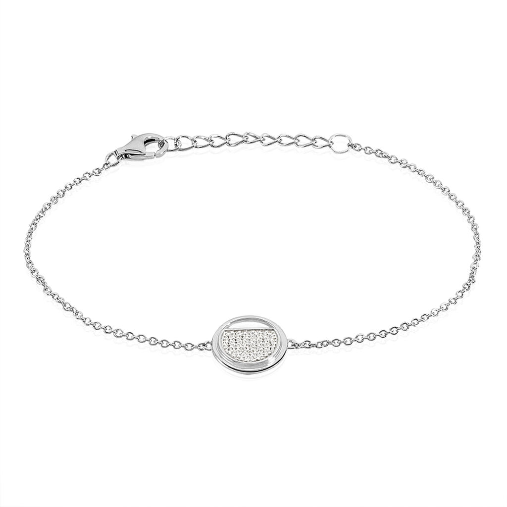 Bracelet Laetizia Clara Argent Blanc Oxyde De Zirconium