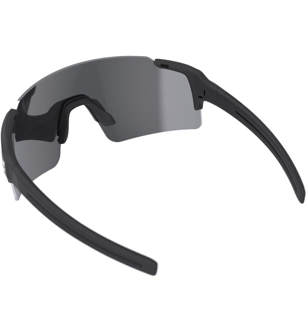 BBB Cycling BSG-70 FullView Sport Zonnebril HC Smoke Silver Mirror Lens Mat Zwart
