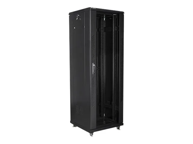 Lanberg - Rack kabinet - gulvstående - sort, RAL 9004 - 37U - 19