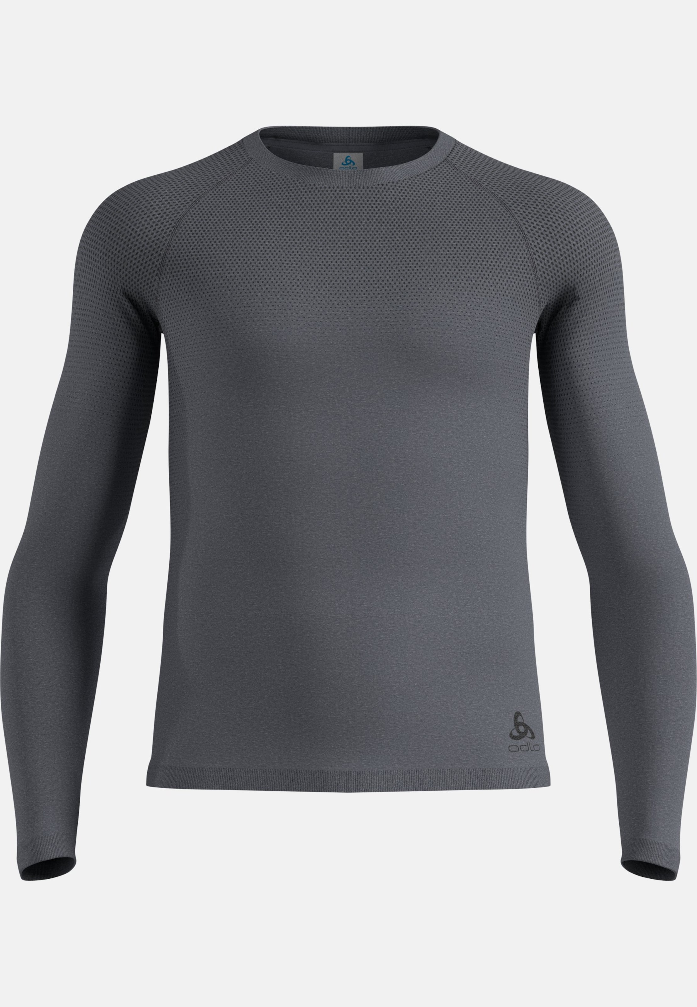 Performance Light Base Layer Langarmshirt in grey melange