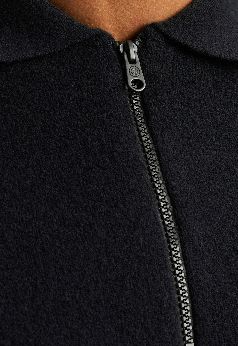 Cast Iron Wool Blend Poloshirt