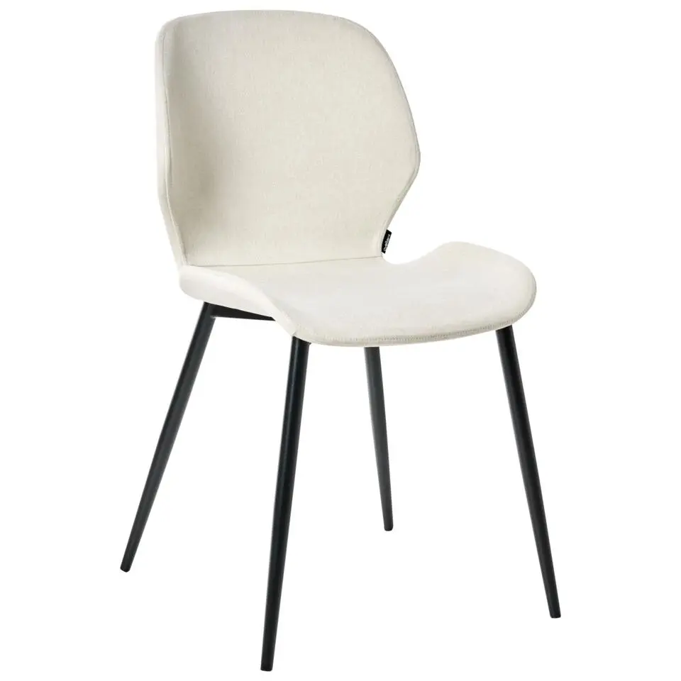 HOLLAND - Vergaderstoel set van 2 - Lichtbeige - Polyester