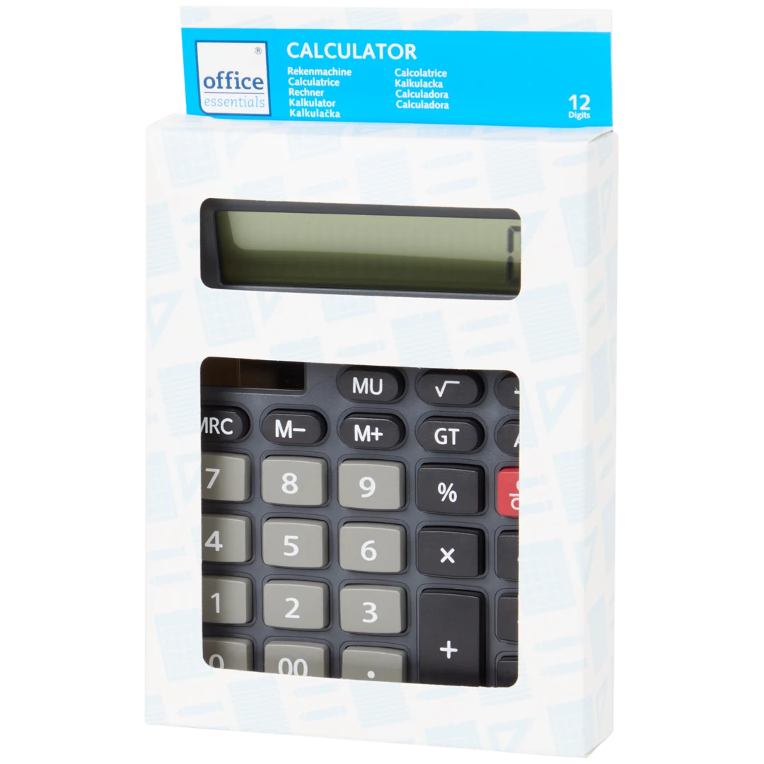 Office Essentials rekenmachine 14 x 11 cm | diverse varianten