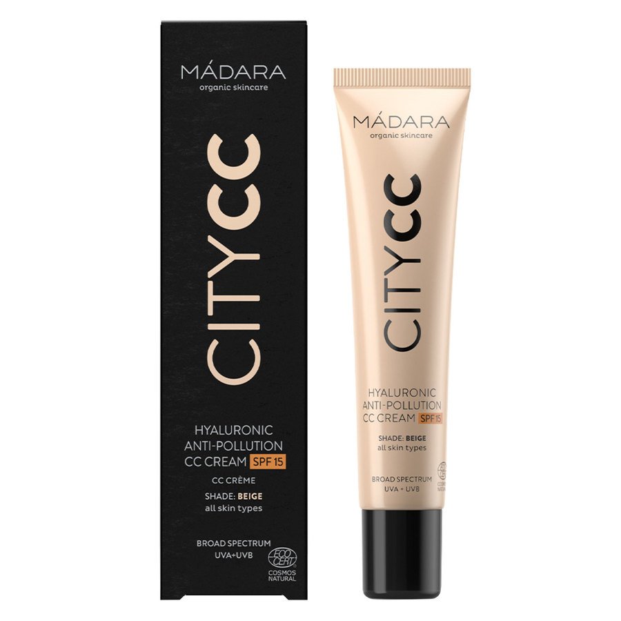 Mádara City CC Hyaluronic Anti-Pollution CC Cream SPF15 Beige 40ml