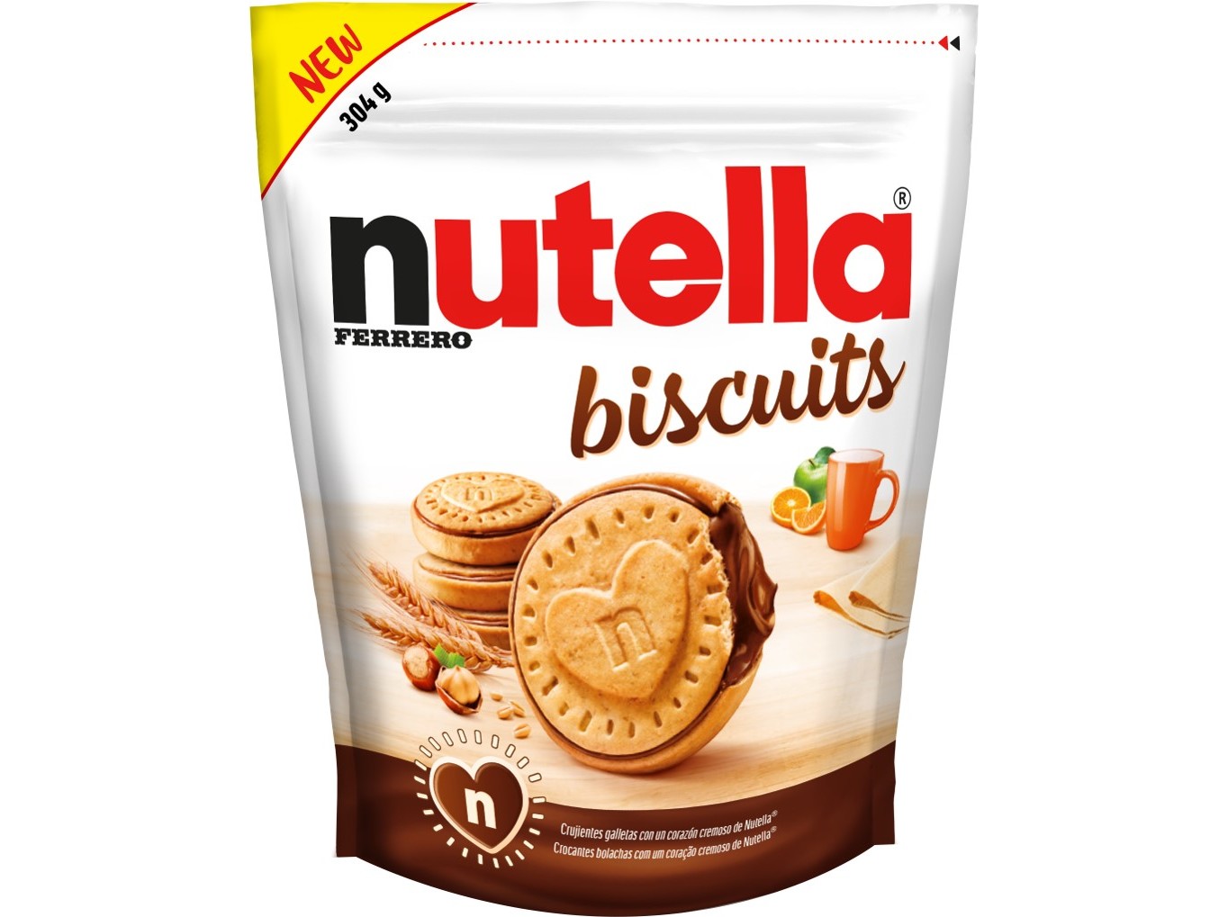 BOLACHAS NUTELLA RECHEADAS 304G